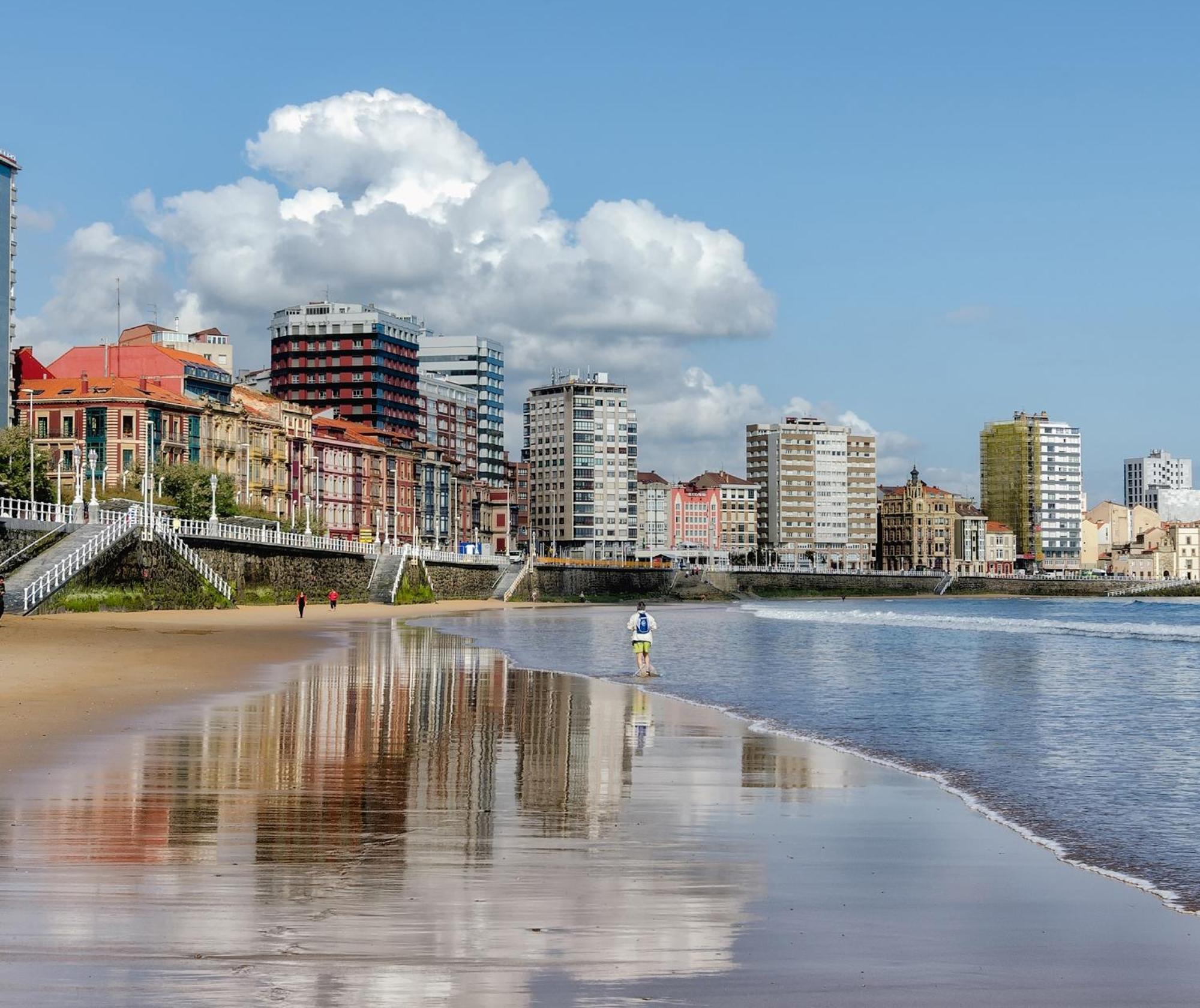 Gijon Centro-Playa Para 3-5Pax - Vut-4157-As Eksteriør bilde